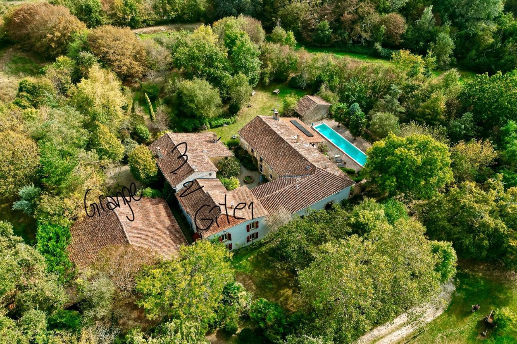 Вилла Domaine De La Hargue Manciet Экстерьер фото